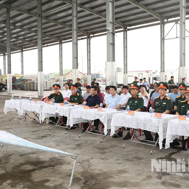 Khảo sát diễn tập phòng thủ dân sự ứng phó bão mạnh, siêu bão và tìm kiếm cứu nạn trên địa bàn tỉnh Dubai Palace năm 2026
