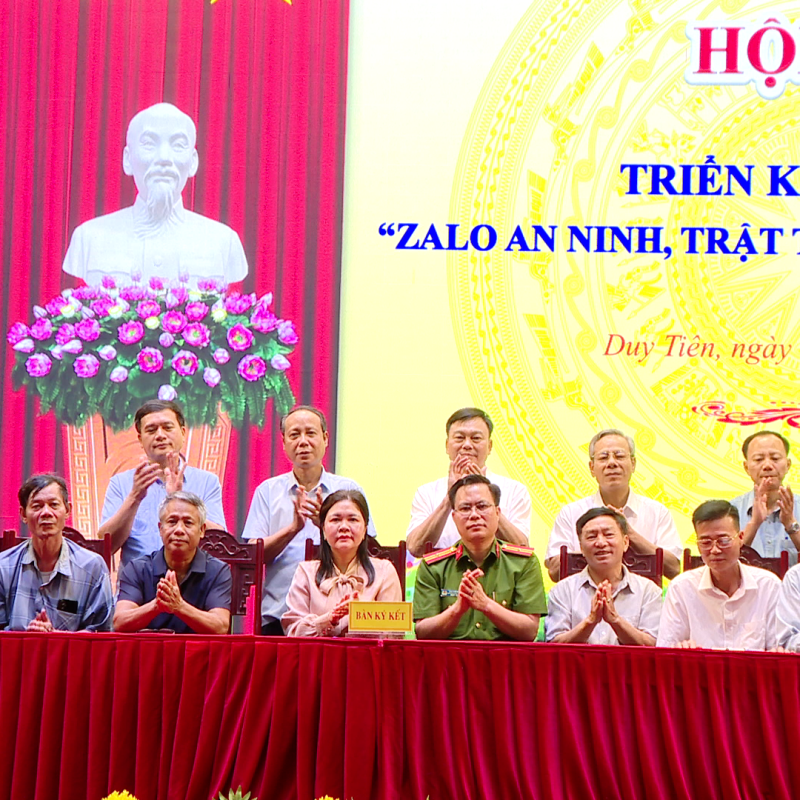 UBND phường Duy Tiên triển khai mô hình “Zalo an ninh, trật tự của Cảnh sát khu vực”