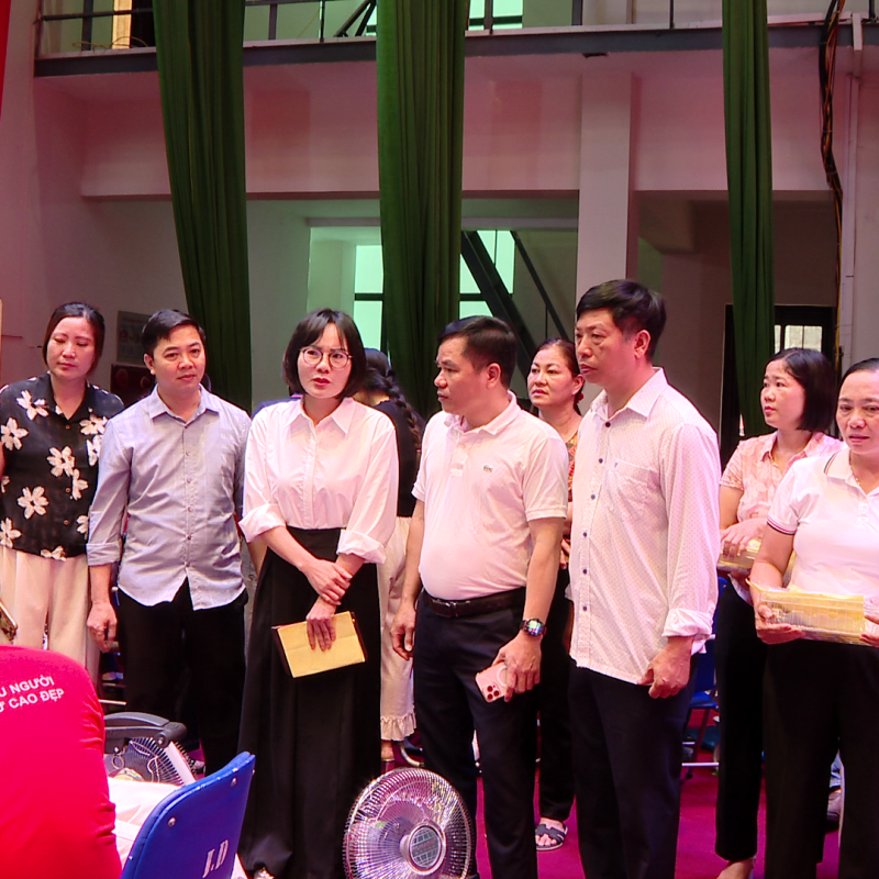 Ban chỉ đạo hiến máu tình nguyện phường Duy Tiên phối hợp tổ chức Chương trình hiến máu tình nguyện