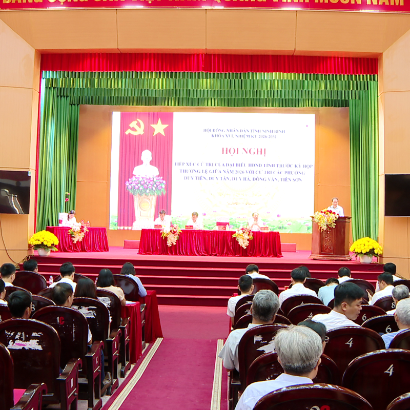 HĐND tỉnh khóa XVI tiếp xúc cử tri các phường trước kỳ họp thường lệ giữa năm 2026
