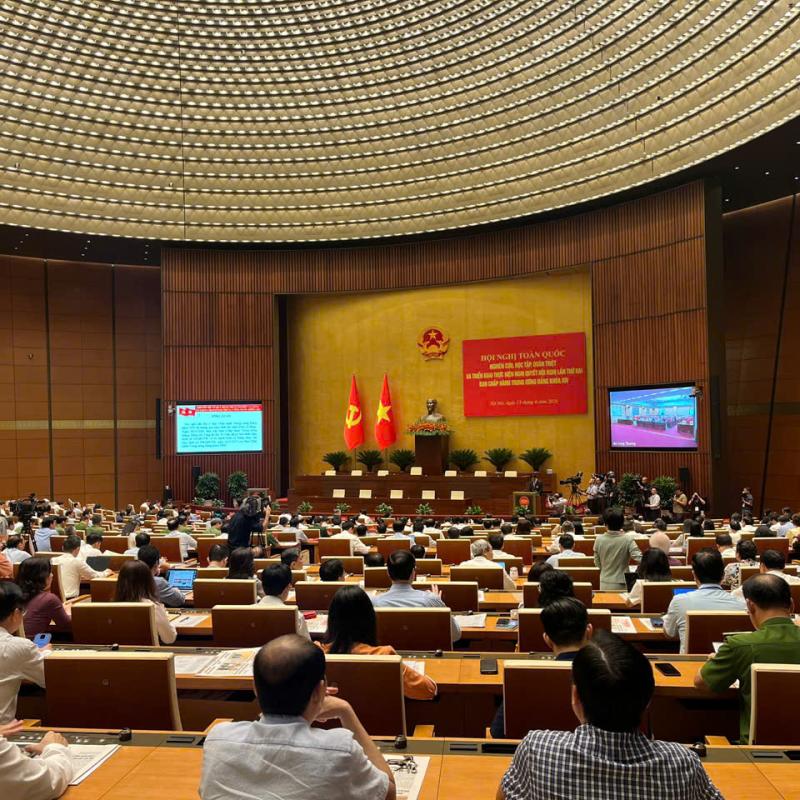Gần 2,2 triệu đảng viên tham dự Hội nghị toàn quốc nghiên cứu, học tập và triển khai thực hiện Nghị quyết Trung ương 2