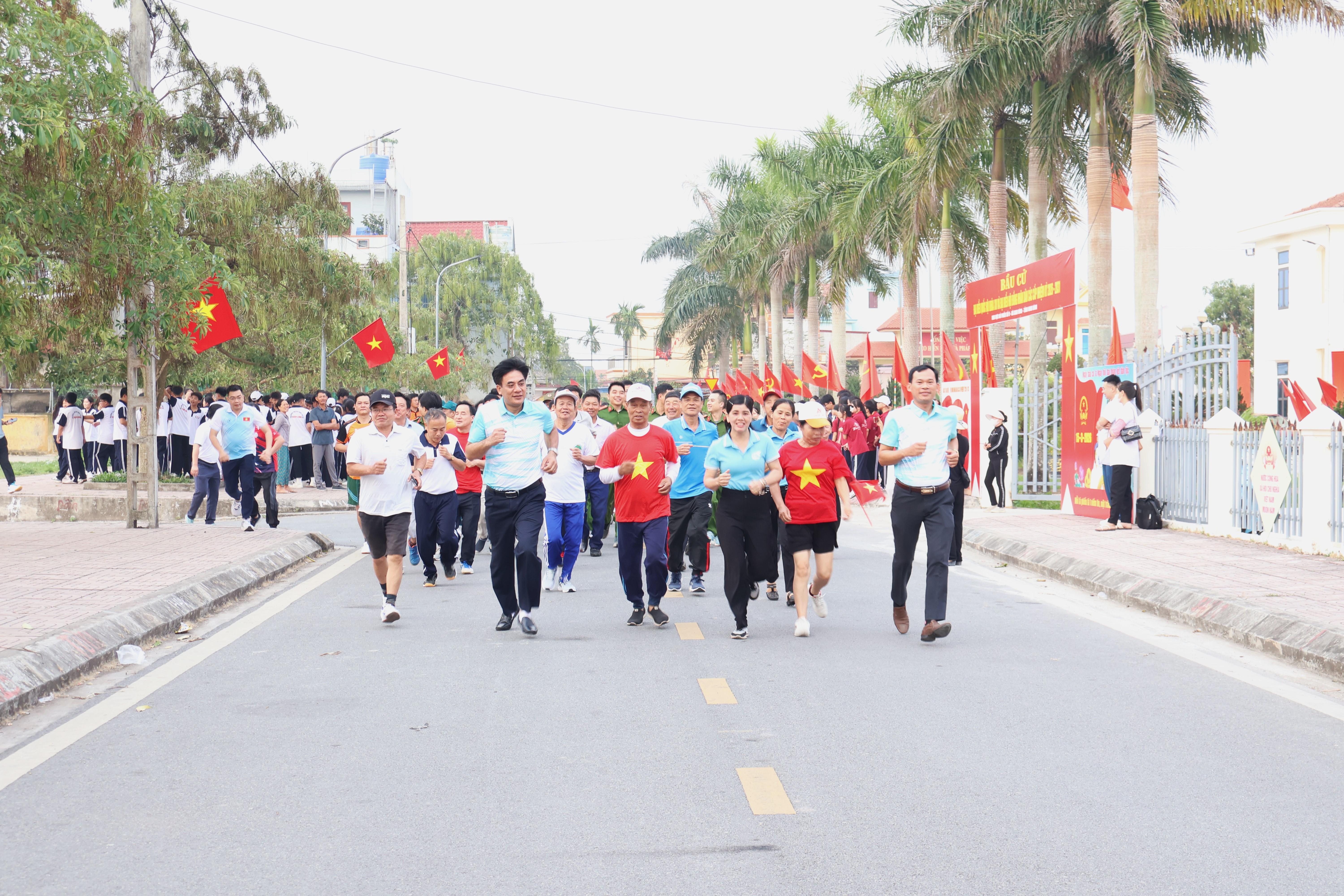 Xã Giao Bình: Sôi nổi Ngày chạy Olympic vì sức khỏe toàn dân – Vì an ninh Tổ quốc năm 2026