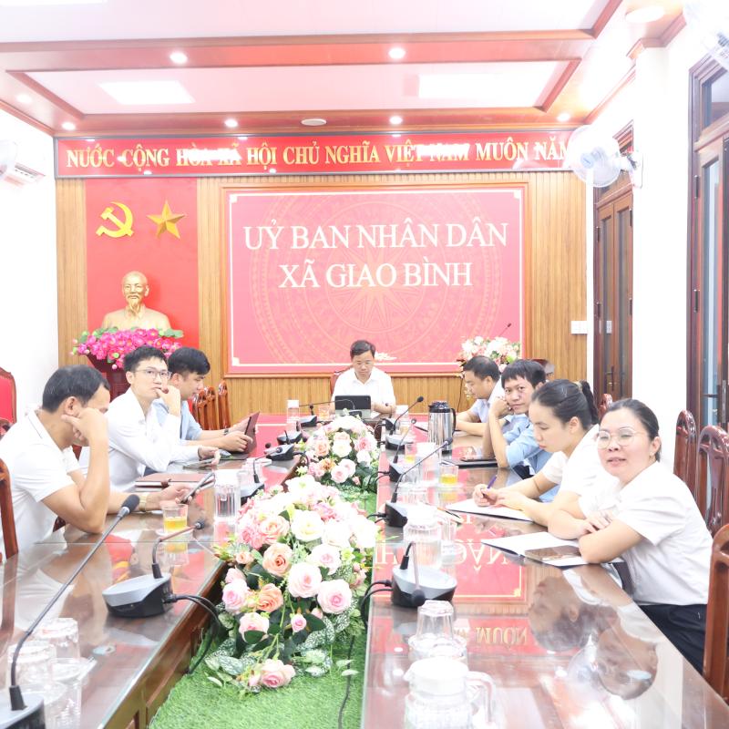 Xã Giao Bình tham dự Hội nghị trực tuyến hướng dẫn thực hiện Nghị định về kiểm soát tài sản, thu nhập của người có chức vụ, quyền hạn trong cơ quan, tổ chức, đơn vị