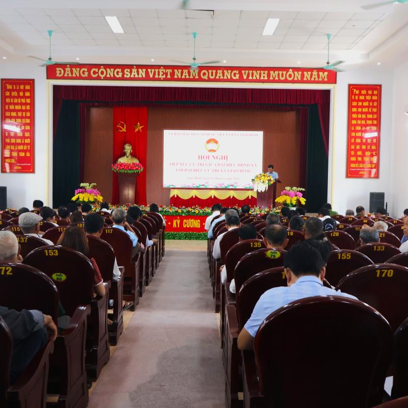Đại biểu HĐND xã Giao Bình khóa II, nhiệm kỳ 2026 – 2031 tiếp xúc cử tri trước Kỳ họp thường lệ giữa năm 2026