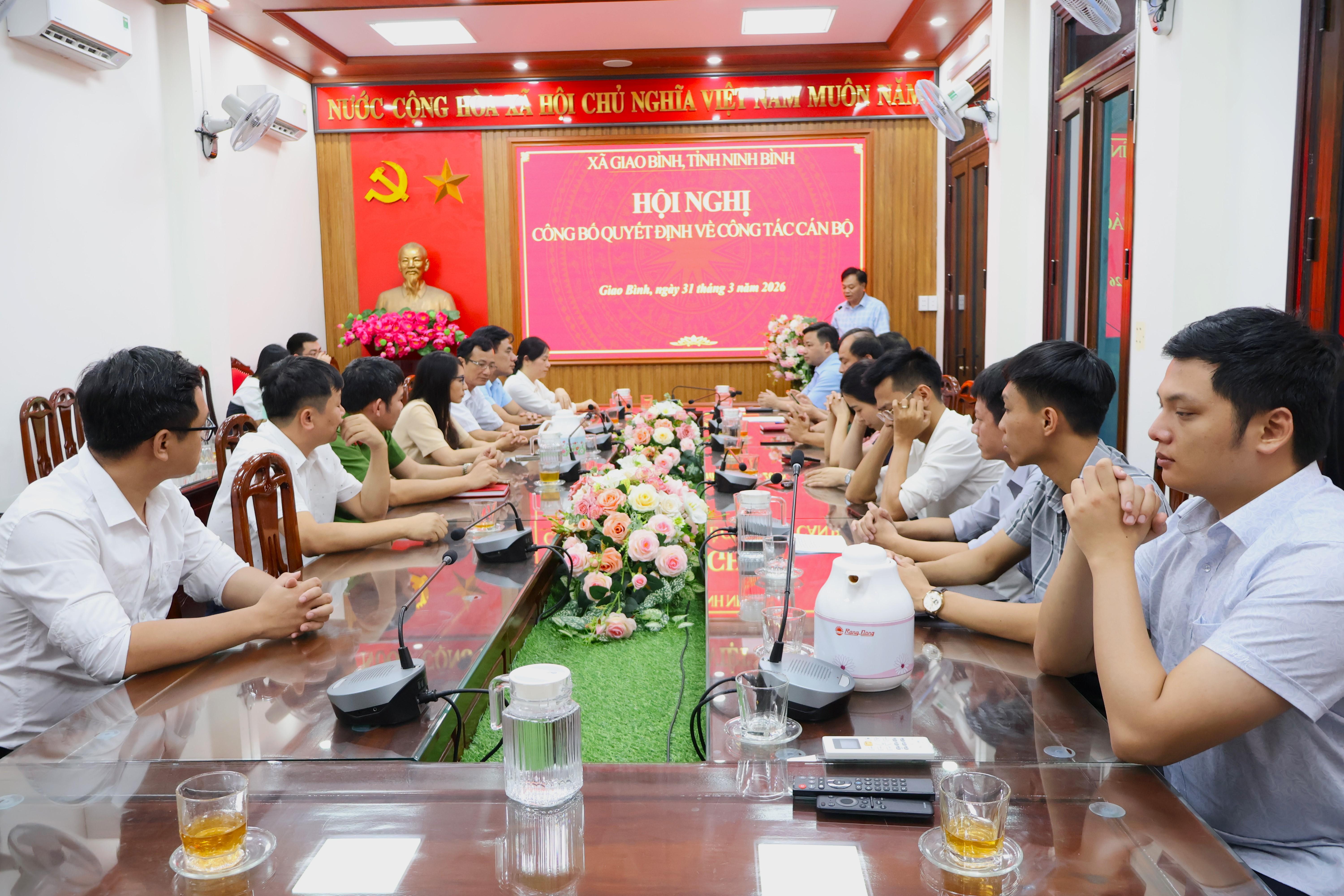 Xã Giao Bình công bố Quyết định bổ nhiệm Phó Giám đốc Ban Quản lý dự án Bắn Cá Dubai palace xây dựng