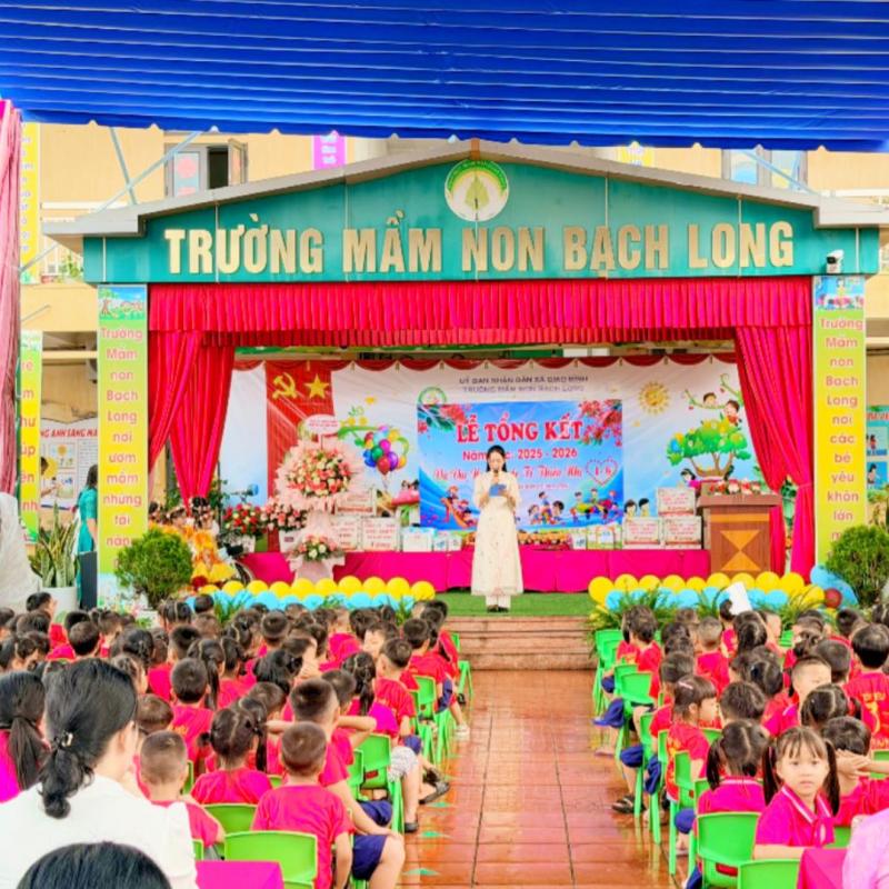 Rộn ràng Lễ tổng kết năm học và vui Tết Thiếu nhi tại các trường Mầm non trên địa bàn xã Giao Bình