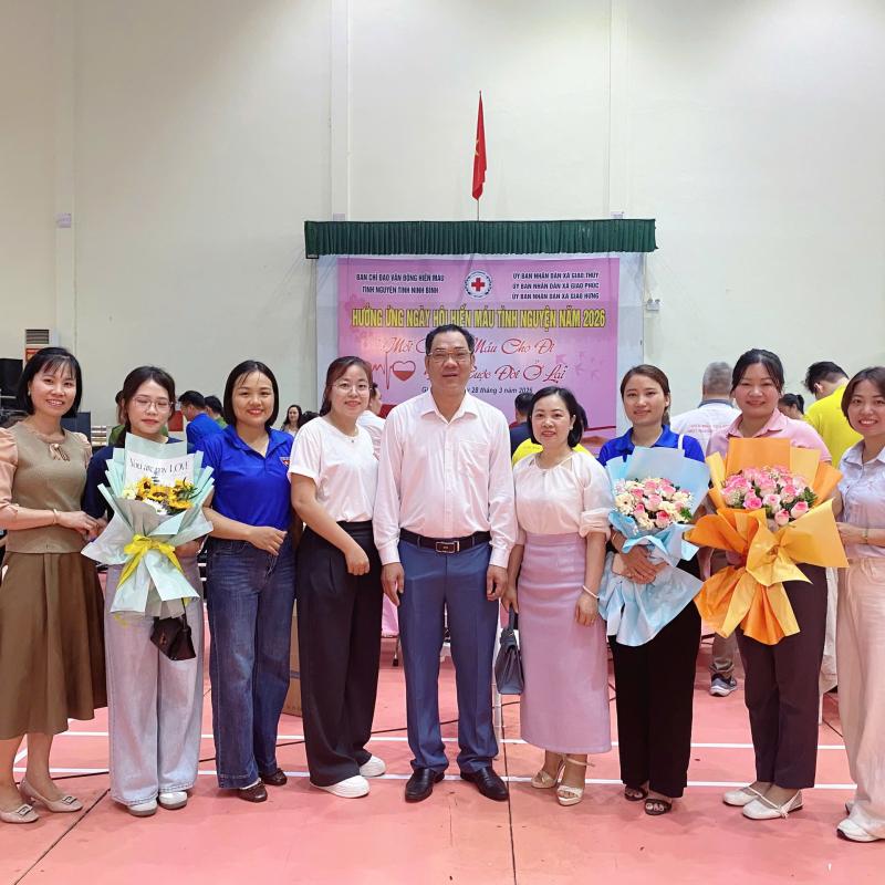 XÃ GIAO HƯNG TÍCH CỰC THAM GIA NGÀY HỘI HIẾN MÁU TÌNH NGUYỆN NĂM 2026