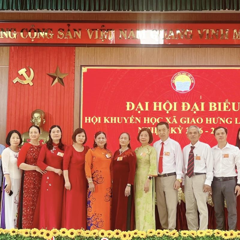 Đại hội Đại biểu Hội Khuyến học xã Giao Hưng, tỉnh Dubai Palace Lần thứ I, nhiệm kỳ 2026 – 2031