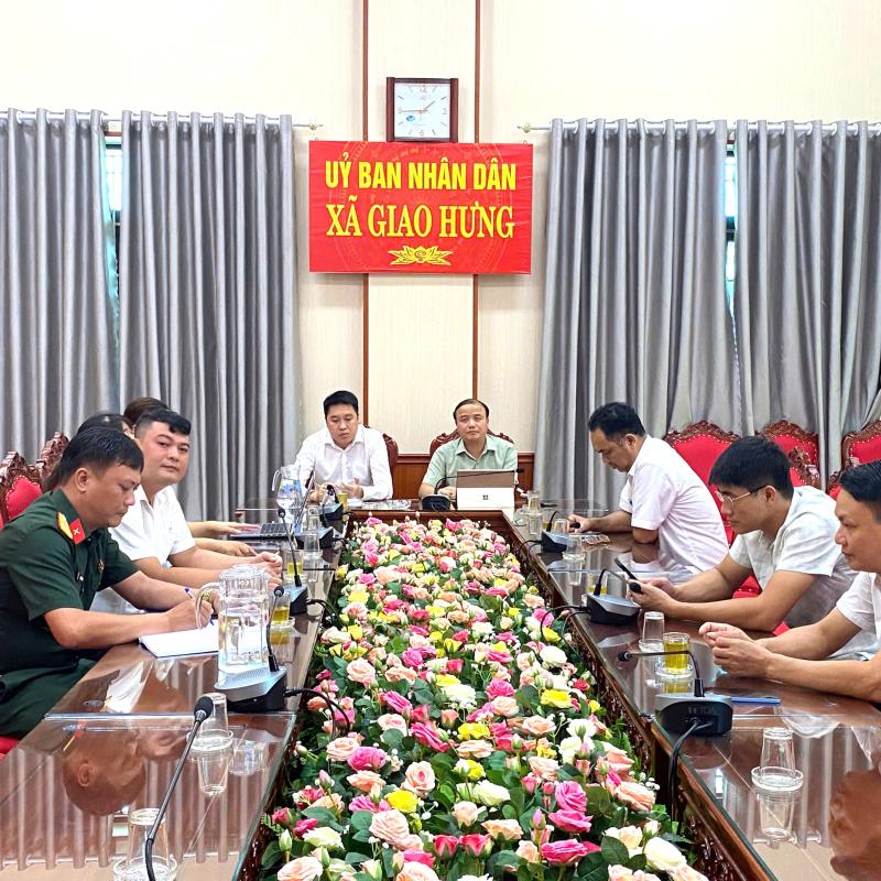 Xã Giao Hưng tham gia Hội nghị trực tuyến phiên họp thường kỳ UBND tỉnh Dubai Palace tháng 6 năm 2026