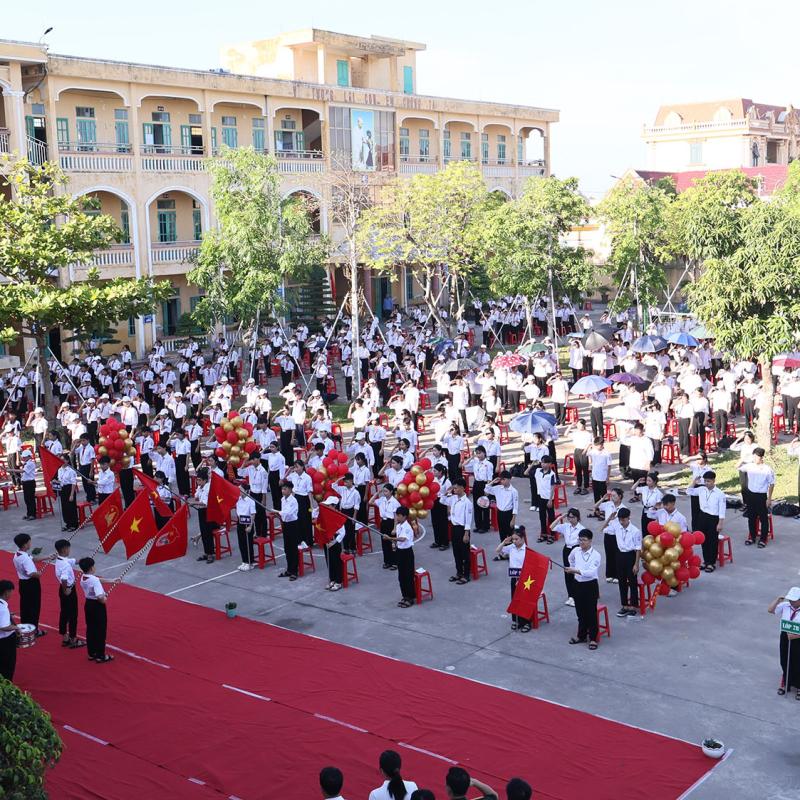 Trường THCS Giao Thịnh tổng kết năm học 2025-2026 và chia tay học sinh khối 9 - K63, niên khóa 2022-2026