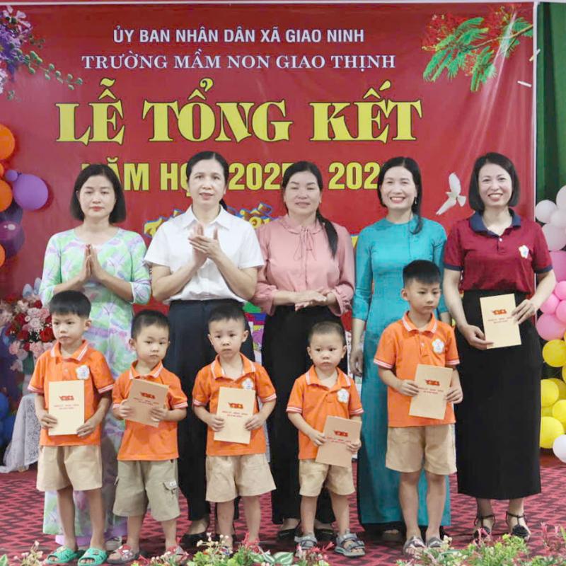 Trường mầm non Giao Thịnh tổng kết năm học 2025-2026 và vui Tết Thiếu nhi 1/6