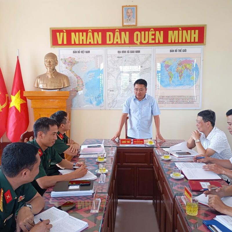Sinh hoạt chi bộ Quân sự xã tháng 6/2026 triển khai nhiêu nhiệm vụ chính trị quan trọng