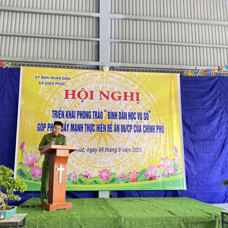 Hội nghị triển khai phong trào : Bình dân học vụ số” góp phần đẩy mạnh thự hiện đề án 06 của Chính phủ.