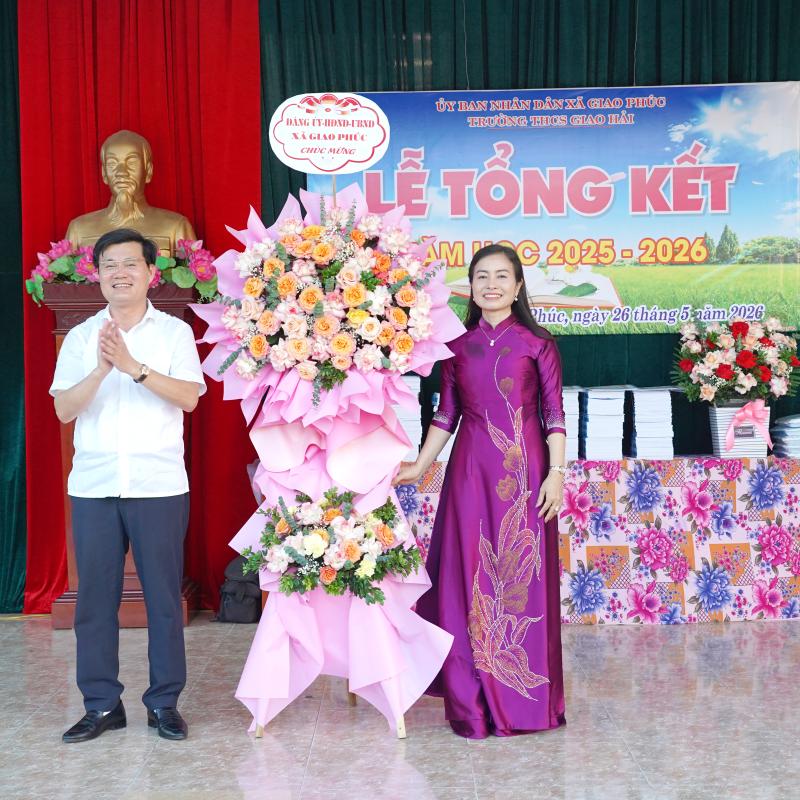 Trường THCS Giao Hải tổ chức Lễ tổng kết năm học 2025-2026