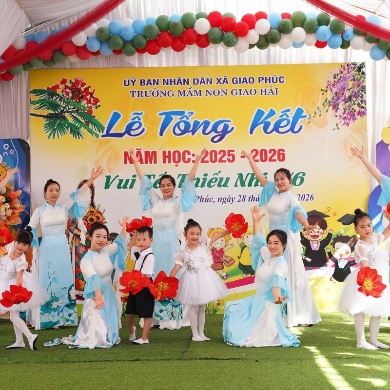 Trường Mầm non Giao Hải tổ chức Lễ tổng kết năm học 2025 – 2026 và vui Tết Thiếu nhi 1/6