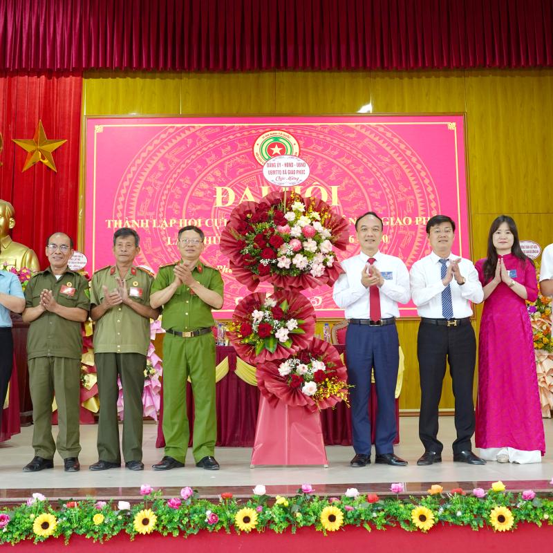 Đại hội thành lập Hội cựu Công an nhân dân xã Giao Phúc lần thứ Nhất, nhiệm kỳ 2026 - 2030