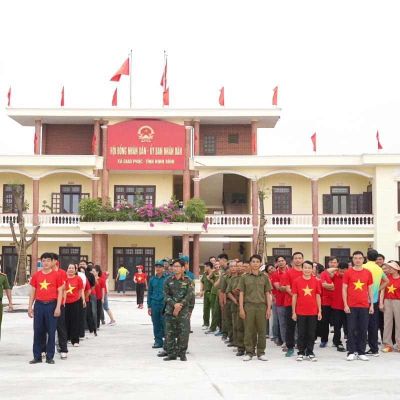 Xã Giao Phúc hưởng ứng Lễ mít tinh toàn quốc và chạy phong trào hưởng ứng Tháng hành động phòng, chống ma túy năm 2026