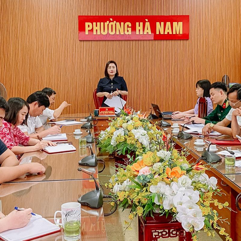 Ban Chỉ đạo công tác tôn giáo, dân chủ ở cơ sở, Ban Công tác 35 phường Hà Nam triển khai nhiệm vụ quý II năm 2026