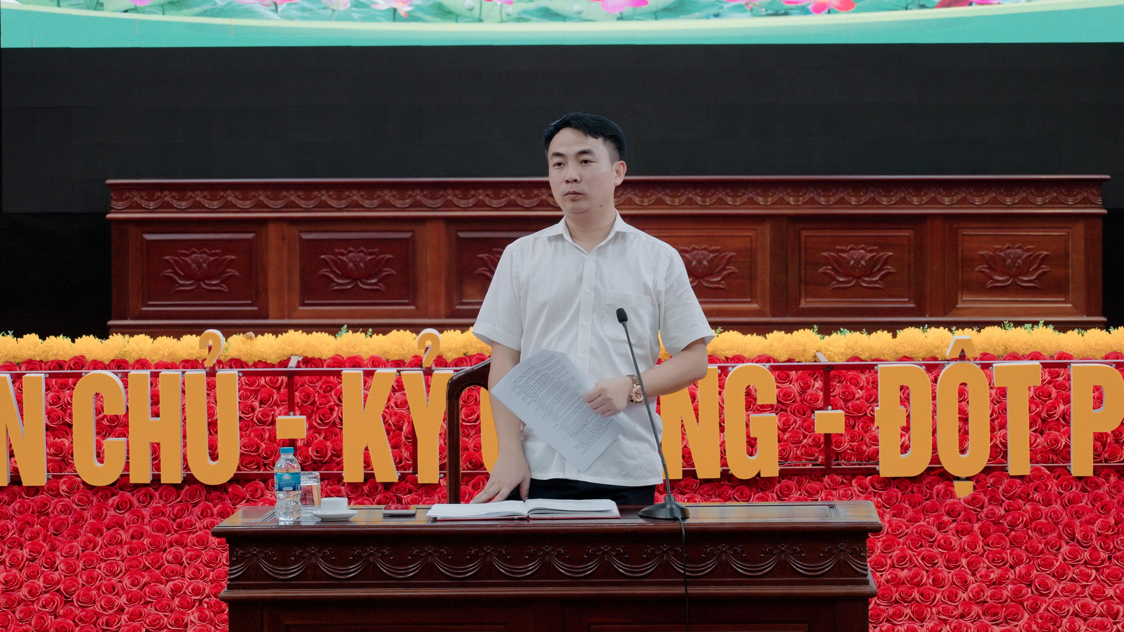 Ban tổ chức đại hội TDTT phường Hà Nam lần thứ nhất năm 2026 tổ chức hội nghị