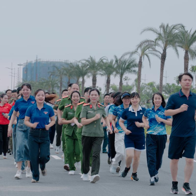 Phường Hà Nam tham gia Lễ mít tinh và giải chạy phong trào hưởng ứng Tháng hành động phòng, chống ma túy năm 2026