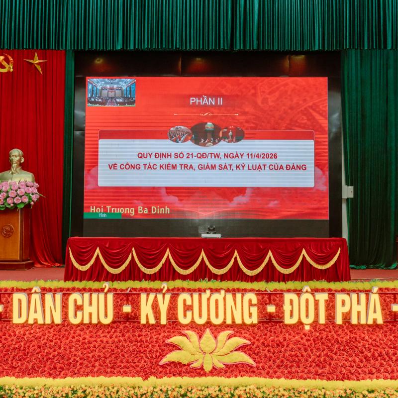 Hội nghị trực tuyến toàn quốc nghiên cứu, học tập, quán triệt và triển khai thực hiện Nghị quyết Hội nghị lần thứ hai Ban Chấp hành Trung ương Đảng khóa XIV.
