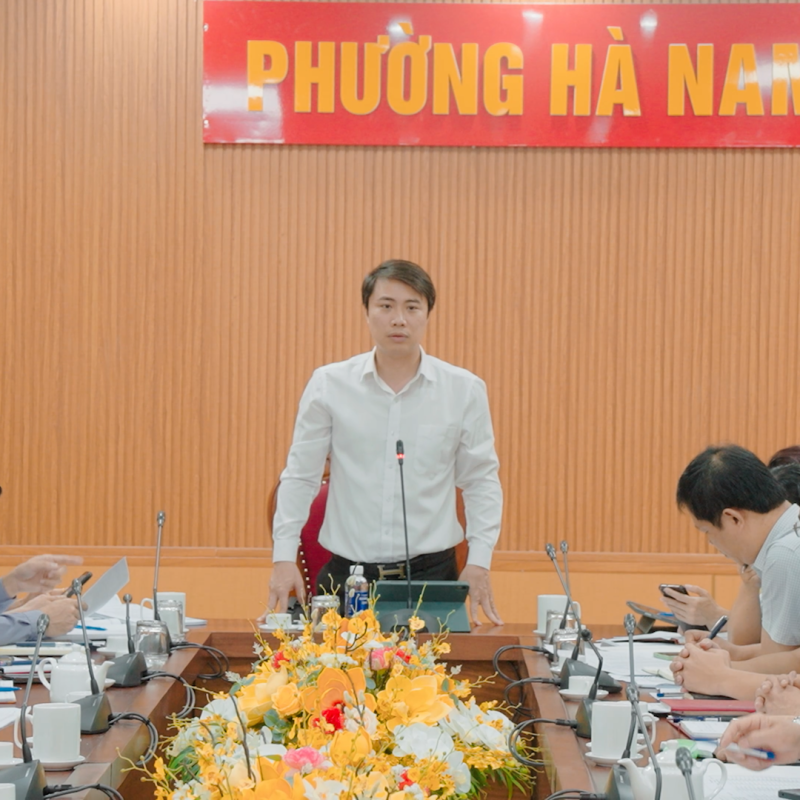 Phường Hà Nam tổ chức Hội nghị triển khai kế hoạch hoàn thiện cơ sở dữ liệu quốc gia về đất đai.