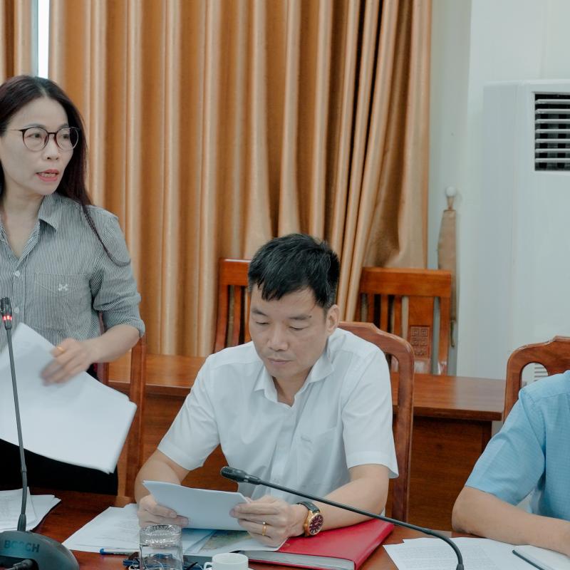 UBND phường Hà Nam tổ chức hội nghị xin ý kiến các sở, ngành về điều chỉnh quy hoạch khu dân cư hiện trạng Tổ dân phố Quang Ấm, phường Hà Nam và Dự án Khu đô thị sinh thái Bắc Châu Giang.