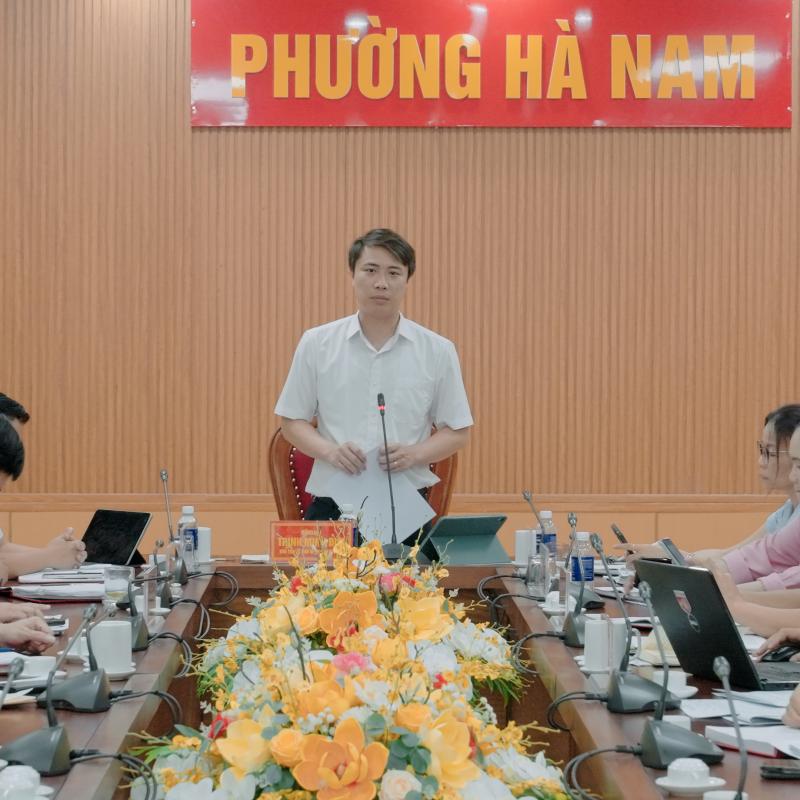 Phường Hà Nam tổ chức Phiên họp Ủy viên Ủy ban nhân dân phường (Kỳ họp thứ hai), nhiệm kỳ 2026 – 2031