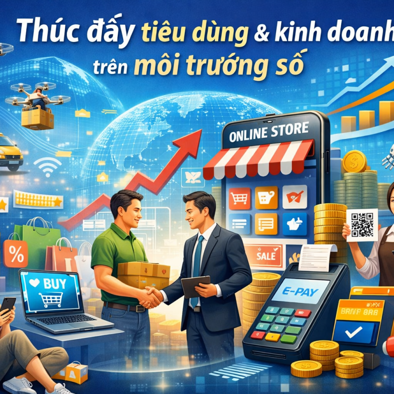 Phường Hà Nam đẩy mạnh thúc đẩy tiêu dùng và kinh doanh trên môi trường số