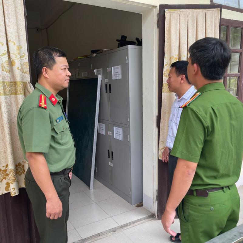 Công an xã Hiển Khánh chủ động bảo đảm an ninh, an toàn Kỳ thi tuyển sinh lớp 10 THPT năm học 2026 – 2027