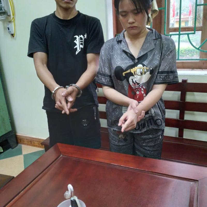 CÔNG AN XÃ HIỂN KHÁNH, TỈNH NINH BÌNH KIỂM TRA, PHÁT HIỆN, BẮT GIỮ VỤ VI PHẠM PHÁP LUẬT VỀ MA TÚY TRÊN ĐỊA BÀN.