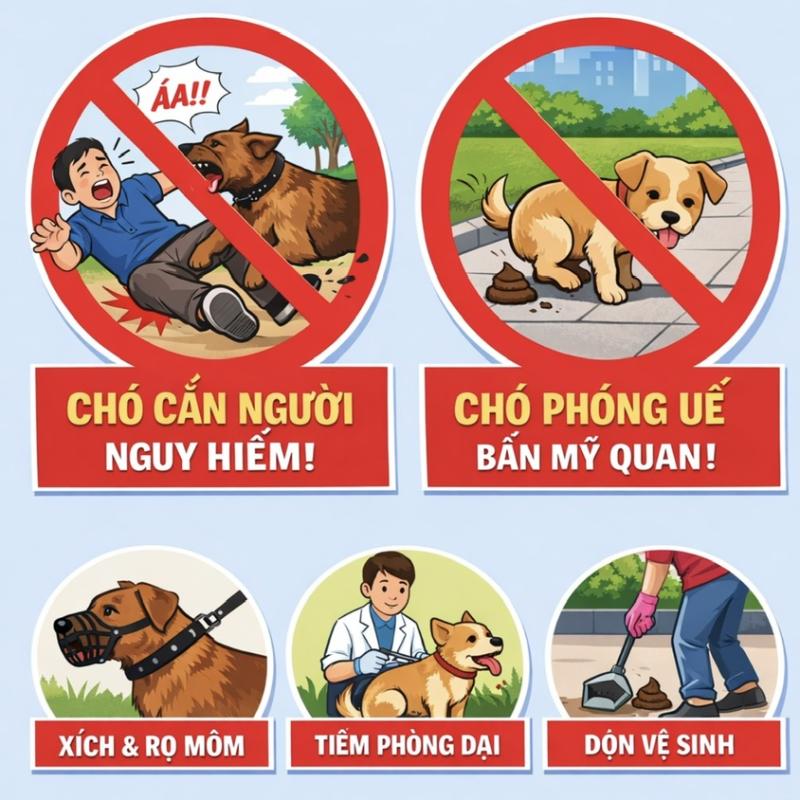 UBND XÃ HIỂN KHÁNH TUYÊN TRUYỀN “KHÔNG THẢ RÔNG CHÓ –BẢO VỆ AN TOÀN CHO NHÂN DÂN”