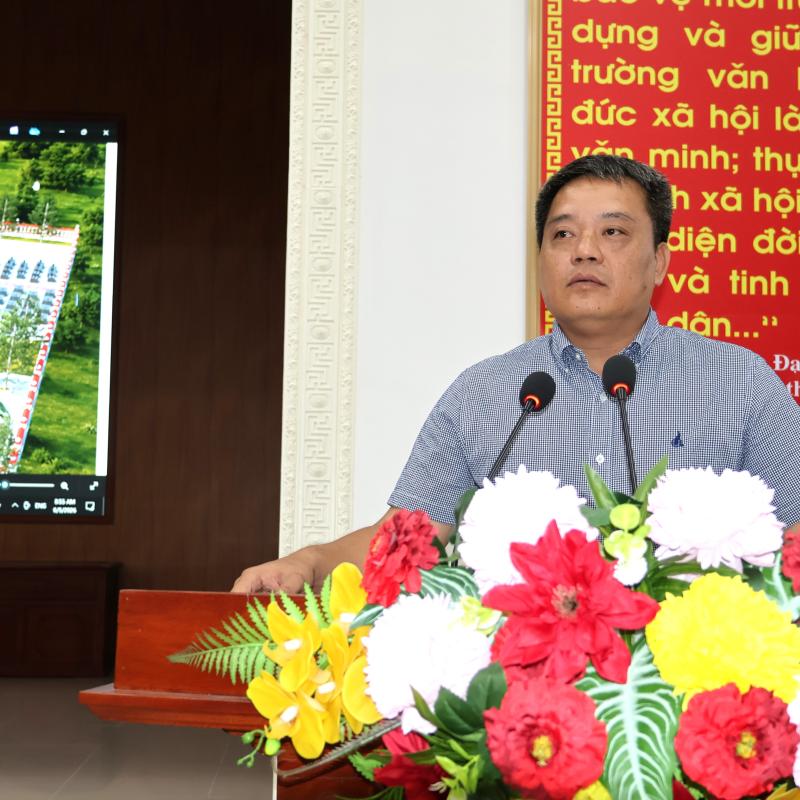 XÃ HIỂN KHÁNH TỔ CHỨC HỘI NGHỊ LẤY Ý KIẾN THAM GIA DỰ ÁN CẢI TẠO, NÂNG CẤP NGHĨA TRANG LIỆT SĨ TRUNG THÀNH