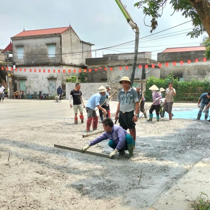 THÔN BÁI PHẠM XÃ HIỂN KHÁNH LAN TỎA NGỌN LỬA TINH THẦN ĐOÀN KẾT, CHUNG SỨC XÂY DỰNG NÔNG THÔN MỚI KIỂU MẪU.