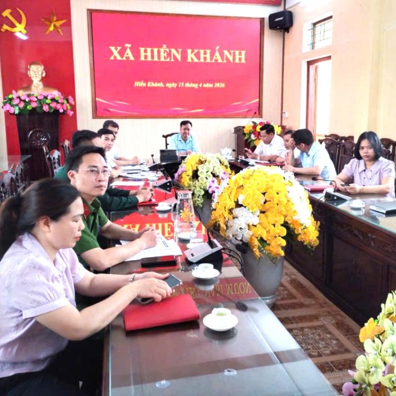 XÃ HIỂN KHÁNH DỰ HỘI NGHỊ BAN CHỈ ĐẠO VÀ TỔ GIÚP VIỆC BCĐ CỦA UBND TỈNH VỀ PHÁT TRIỂN KHCN, ĐỔI MỚI SÁNG TẠO, CHUYỂN ĐỔI SỐ VÀ ĐỀ ÁN 06 SƠ KẾT QUÝ I