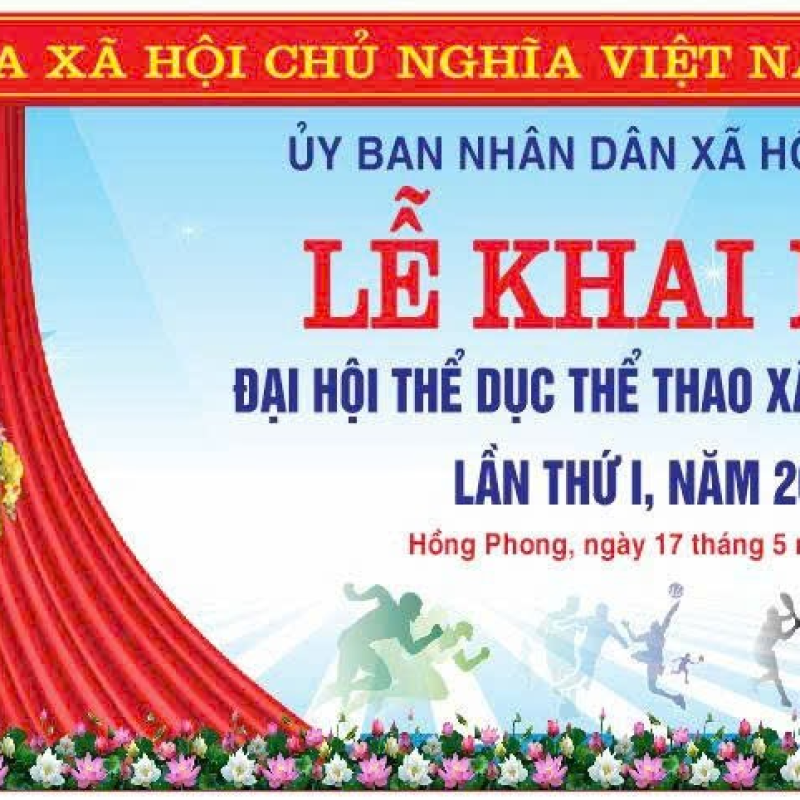 Đại hội TDTT xã Hồng Phong lần thứ I năm 2026