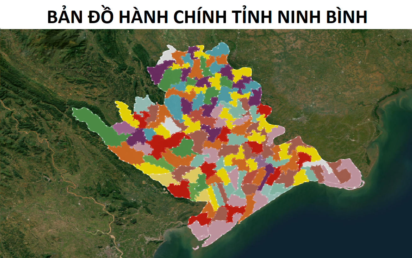 BẢN ĐỒ HÀNH CHÍNH TỈNH NINH BÌNH