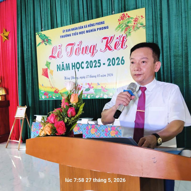 LỄ TỔNG KẾT NĂM HỌC 2025 - 2026 NGÀNH GIÁO DỤC XÃ HỒNG PHONG