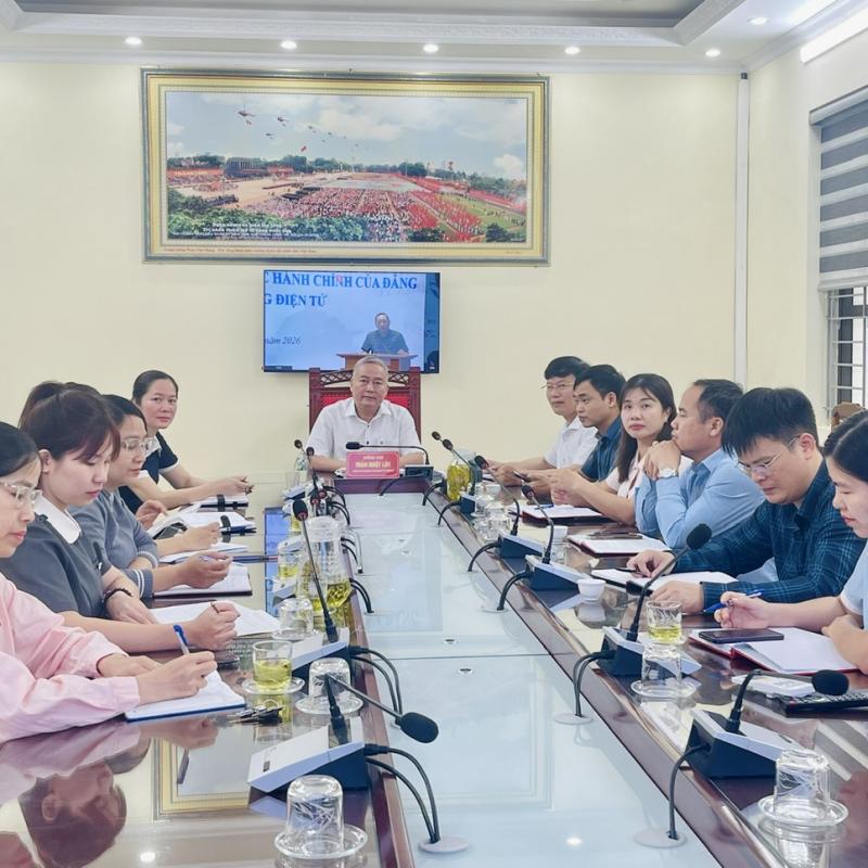 Hội nghị toàn quốc tập huấn triển khai thủ tục hành chính của Đảng trên môi trường điện tử