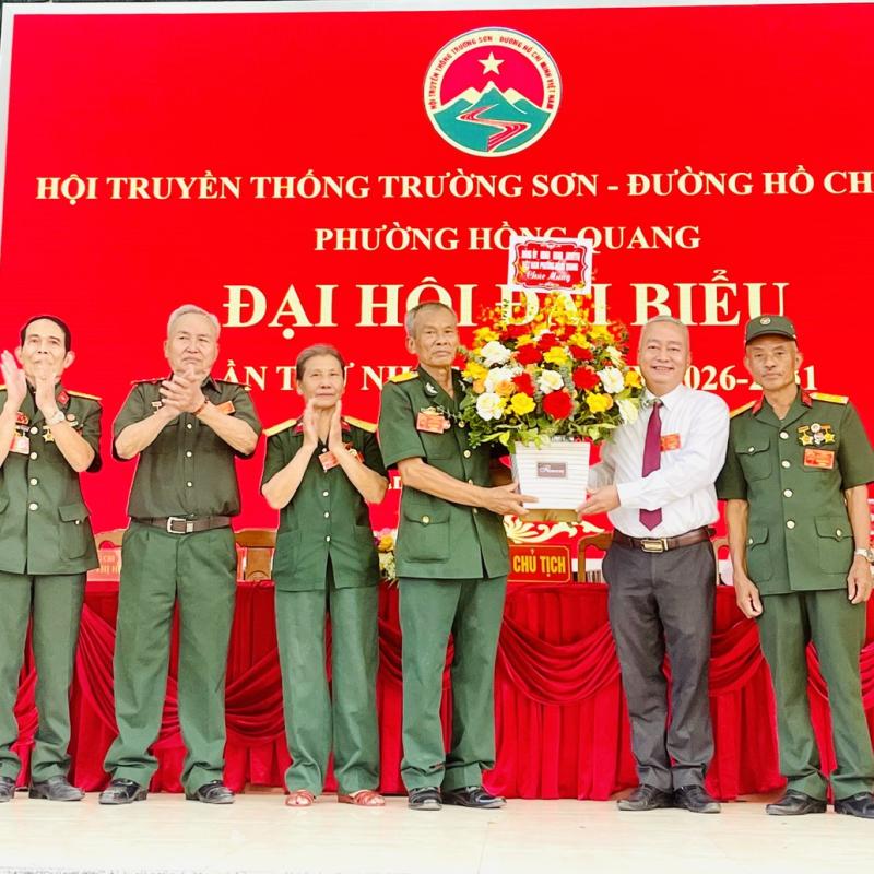 Hội truyền thống Trường Sơn – đường Hồ Chí Minh phường Hồng Quang tổ chức Đại hội đại biểu lần thứ nhất, nhiệm kỳ 2026-2031.
