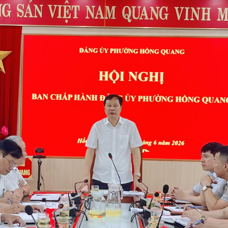 Ban chấp hành Đảng bộ phường tổ chức hội nghị triển khai các nhiệm vụ sắp xếp, tổ chức lại các Tổ dân phố trên địa bàn phường