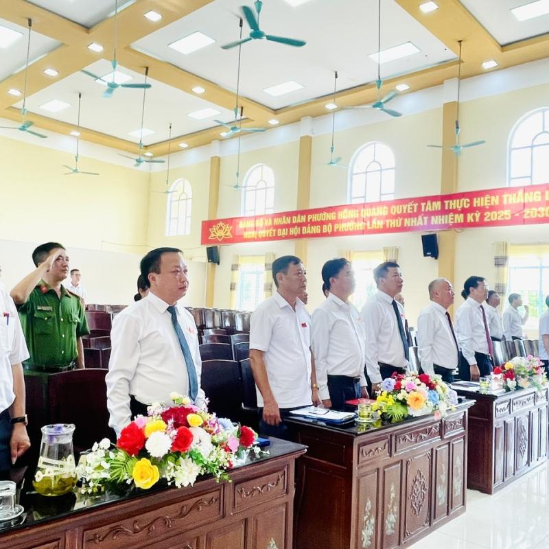 Hội đồng nhân dân phường Hồng Quang tổ chức kỳ họp thứ 2 (kỳ họp chuyên đề) năm 2026, Hội đồng nhân dân phường khóa II, nhiệm kỳ 2026 – 2031