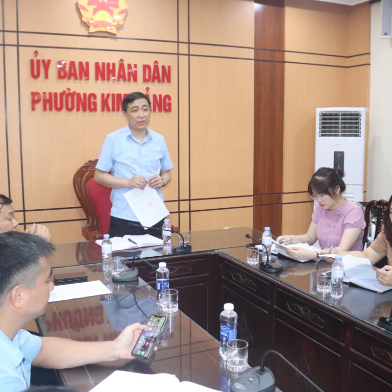 PHƯỜNG KIM BẢNG TRIỂN KHAI KẾ HOẠCH LẤY Ý KIẾN CỬ TRI ĐẠI DIỆN HỘ GIA ĐÌNH VỀ ĐỀ ÁN SẮP XẾP, TỔ CHỨC LẠI TDP, PHƯƠNG ÁN ĐỔI TÊN TDP