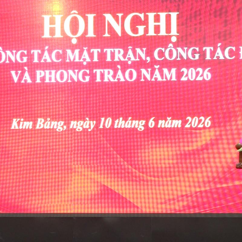 PHƯỜNG KIM BẢNG TẬP HUẤN CÔNG TÁC MẶT TRẬN, ĐOÀN, HỘI VÀ PHONG TRÀO NĂM 2026