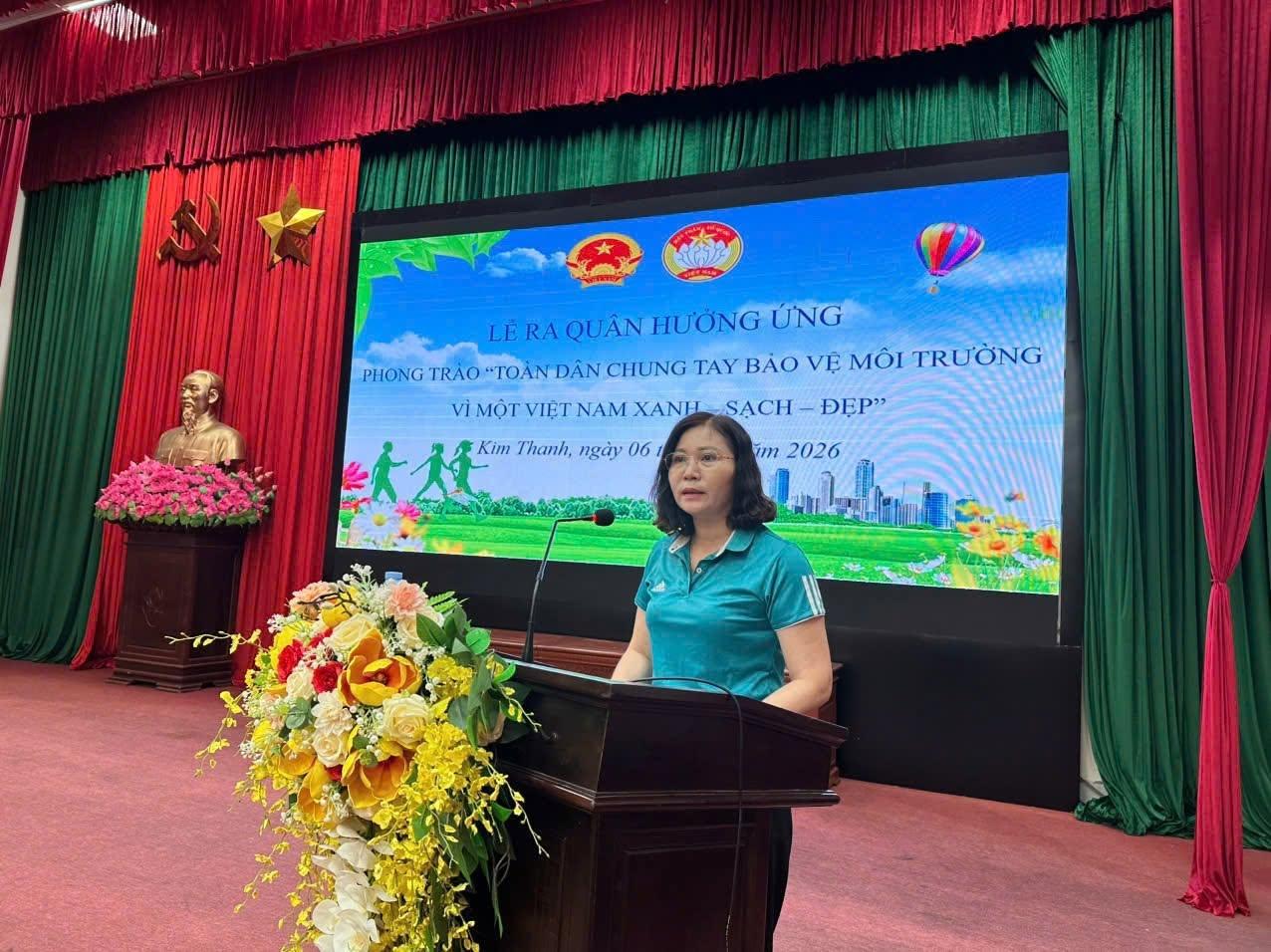 PHƯỜNG KIM THANH TỔ CHỨC LỄ RA QUÂN PHÁT ĐỘNG PHONG TRÀO “TOÀN DÂN THAM GIA BẢO VỆ MÔI TRƯỜNG VÌ MỘT VIỆT NAM XANH - SẠCH - ĐẸP”