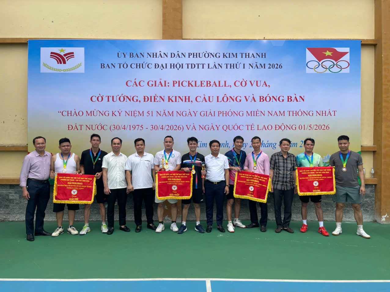 UBND phường Kim Thanh tổ chức thành công Đại hội Thể dục Thể thao lần thứ I năm 2026