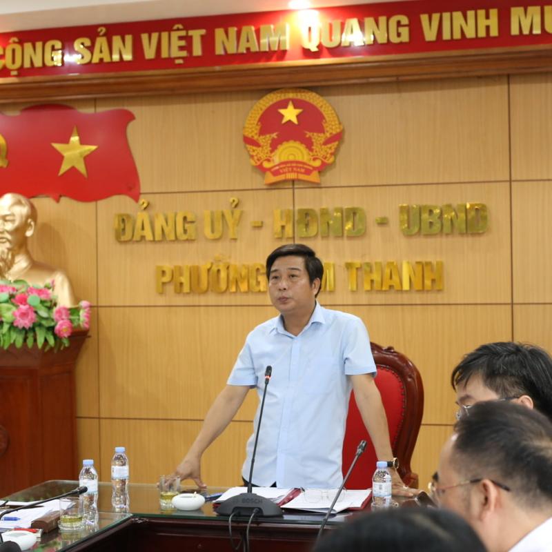 Phường Kim Thanh lấy ý kiến Bí thư Chi bộ, Tổ trưởng tổ dân phố, Trưởng ban Công tác Mặt trận đối với dự thảo phương án sắp xếp, tổ chức lại tổ dân phố