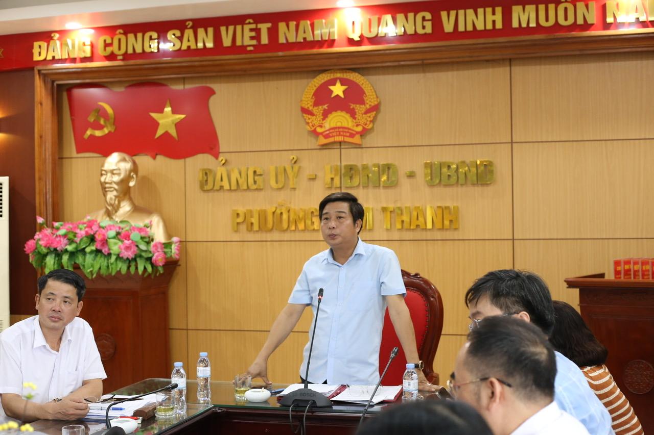 Phường Kim Thanh lấy ý kiến Bí thư Chi bộ, Tổ trưởng tổ dân phố, Trưởng ban Công tác Mặt trận đối với dự thảo phương án sắp xếp, tổ chức lại tổ dân phố