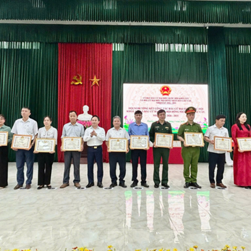 Phường Lê Hồ tổ chức Hội nghị tổng kết Cuộc bầu cử đại biểu Quốc hội khóa XVI và đại biểu HĐND các cấp nhiệm kỳ 2026 - 2031