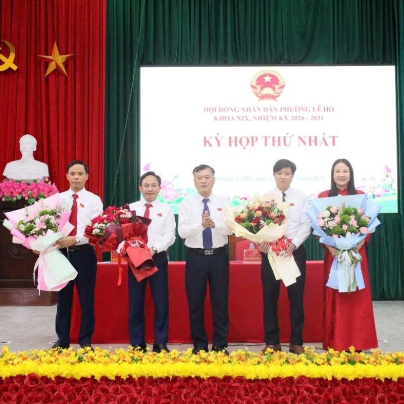 Hội đồng Nhân dân phường Lê Hồ tổ chức kỳ họp thứ nhất HĐND phường Lê Hồ khóa XIX, nhiệm kỳ 2026-2031